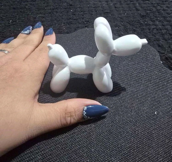 Image 1 of Statuette palloncino cane in resina set 2 pz