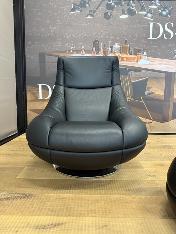 De Sede 166 Armchair with Ottoman Black Leather (photo 3 of 15)