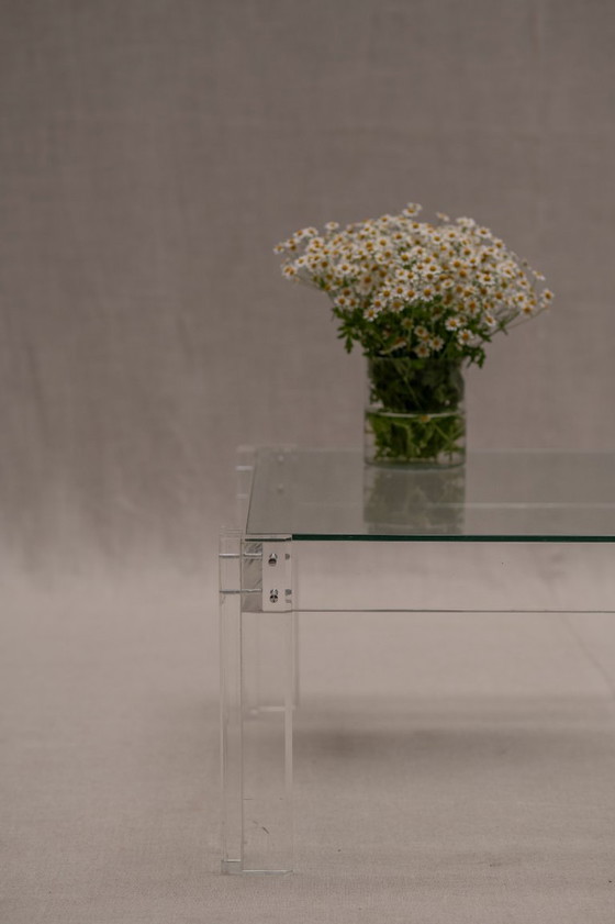 Image 1 of Minimalist Plexiglass Coffee Table, 1970s