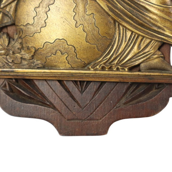 Image 1 of Antica placca di dea greca in bassorilievo