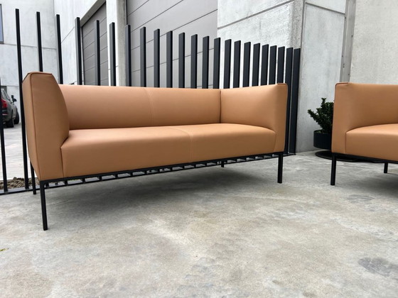 Sofá de cuero Andreu World Raglan SF – andre world, Sofás de 2 plazas, Leather, Metal (photo 10 of 12)