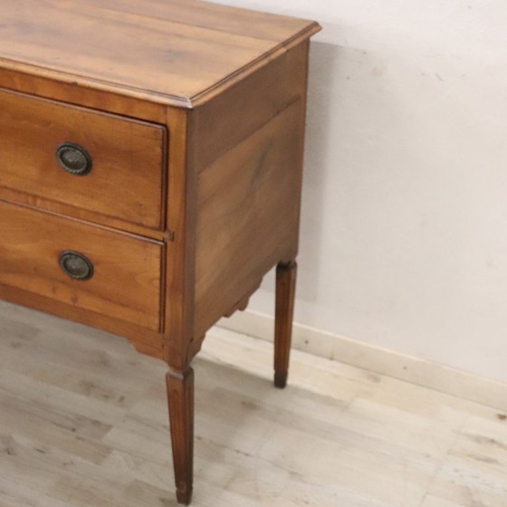 Image 1 of Commode ancienne de l'époque Louis XVI, Italie, XVIIIe siècle