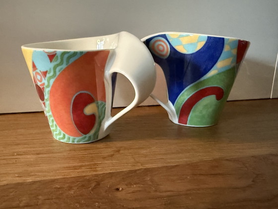 Image 1 of Tazas y platillos para espresso Villeroy & Boch NewWave Caffé Manaus – Edición limitada