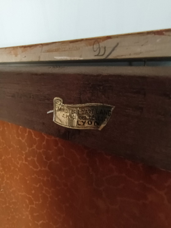 Image 1 of Large Antique French Parts Closes Mirror