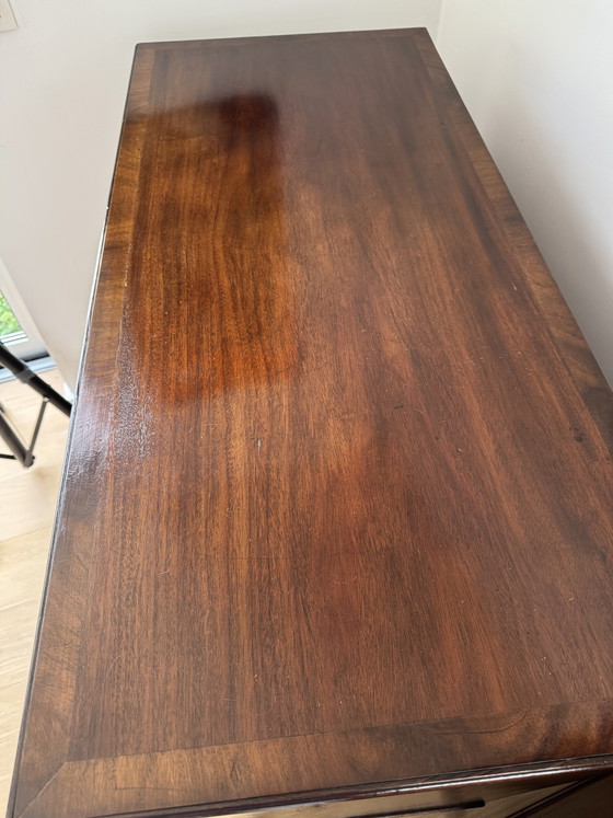 Image 1 of Antike englische Kommode/Schrank – Stil Georg III. – Mahagoni