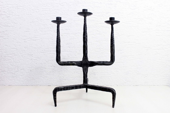 Image 1 of Brutalist candlestick, France 1960