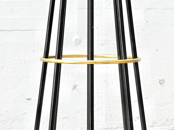 Image 1 of Italienischer drehbarer Schirmständer mit Messing Elementen, Italy 1950er Jahre 