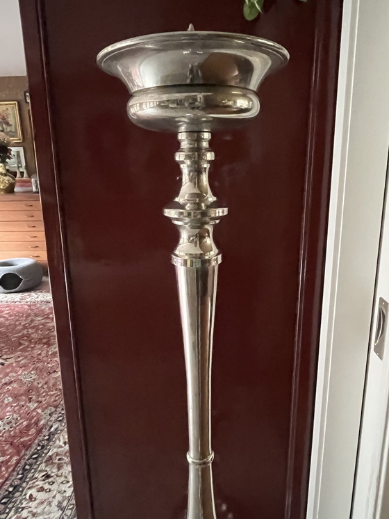 Image 1 of Heavy floor candlestick / church candlestick 147 cm high