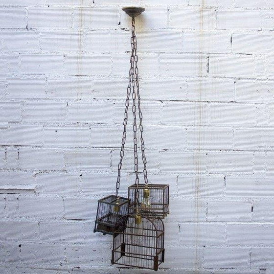 Image 1 of Lámpara de tres jaulas