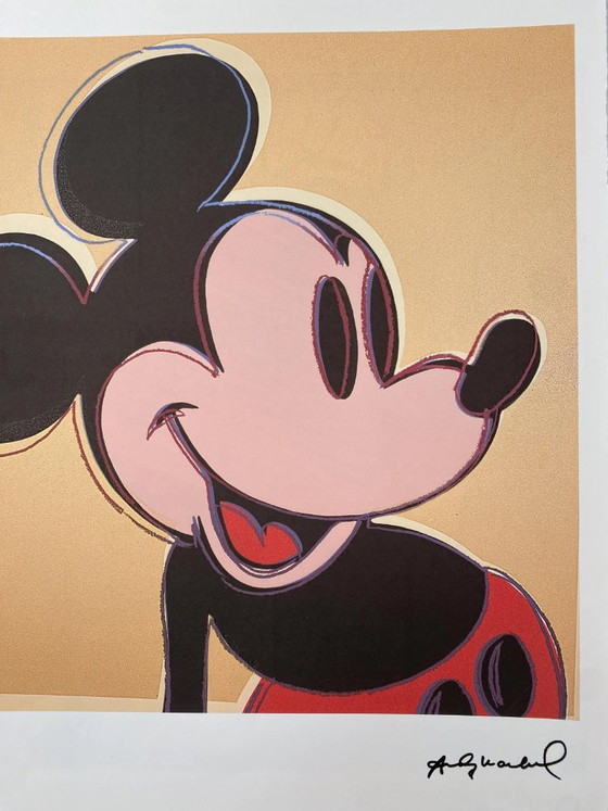 After Andy Warhol, Mickey Mouse, 1980s, Lithograph – Lithographs & prints, Paper (photo 5 of 8)