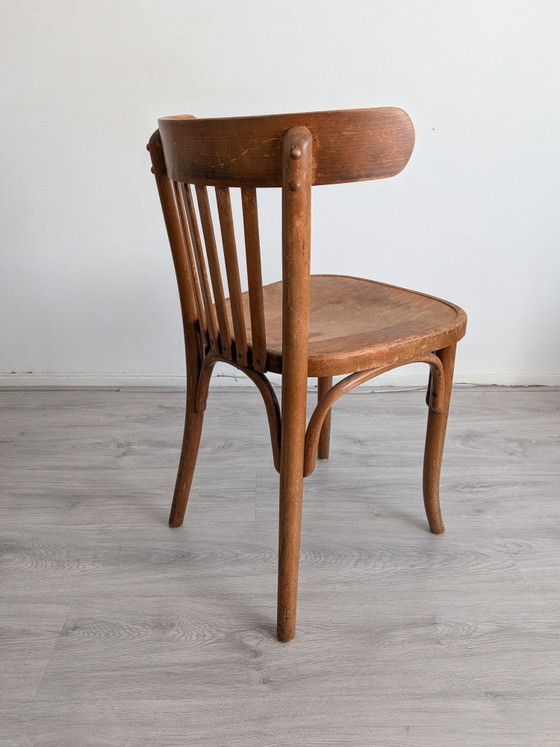 Vintage 1920s oak Teachers Desk + early Thonet chair – Wood (photo 13 of 15)