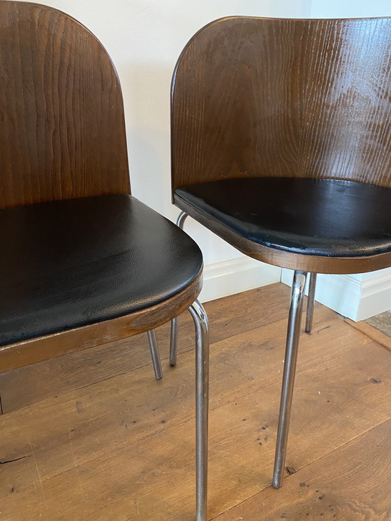 Image 1 of Vintage IKEA dining chairs set by Sandra Kragnert