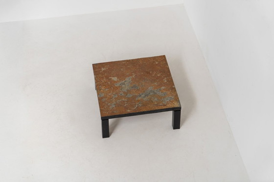Image 1 of Brutalistischer Couchtisch aus norwegischem Schiefer, 1970er Jahre