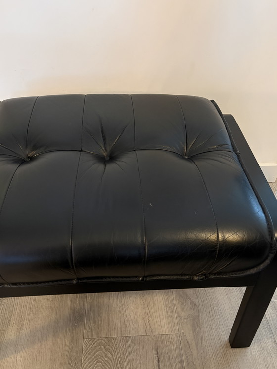 Vintage Design Hocker Van Het Deense Merk Unico – Hockers en poefs, Leather, Wood (photo 12 of 15)