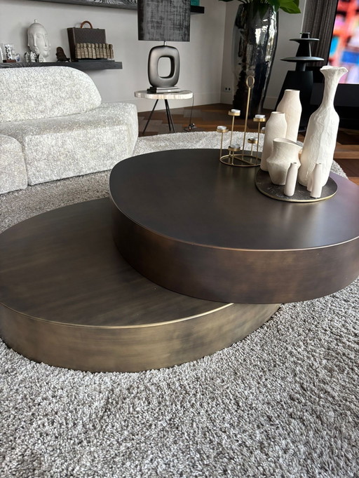 Coffee table "Ode" bronze