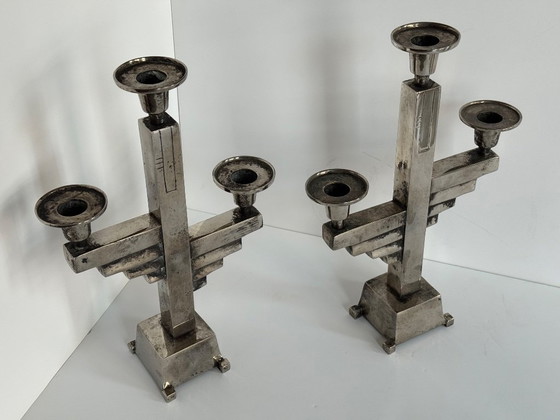 Image 1 of Candelabros Art Déco