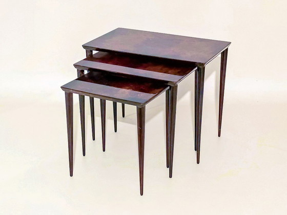Tables d'appoint Aldo Tura « Tables gigognes » – TURA Milano Italia, Wood (photo 4 of 23)