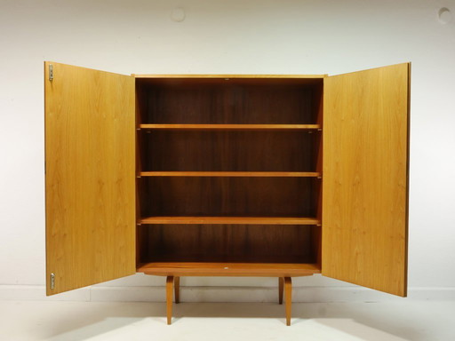 Vintage multi-purpose cupboard / bookcase / linen cupboard - Hellerau, Series 427/B, 1960s, Germany