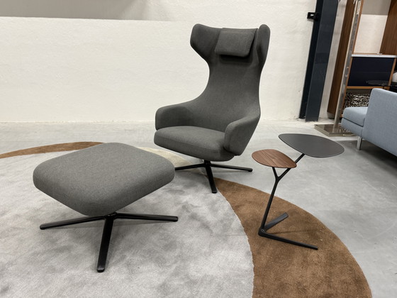 Image 1 of Vitra Grand Repos con poggiapiedi grigio melange