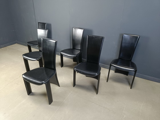 Image 1 of Vintage Dining Chairs by Pietro Costantini, 1980s, Set of 6