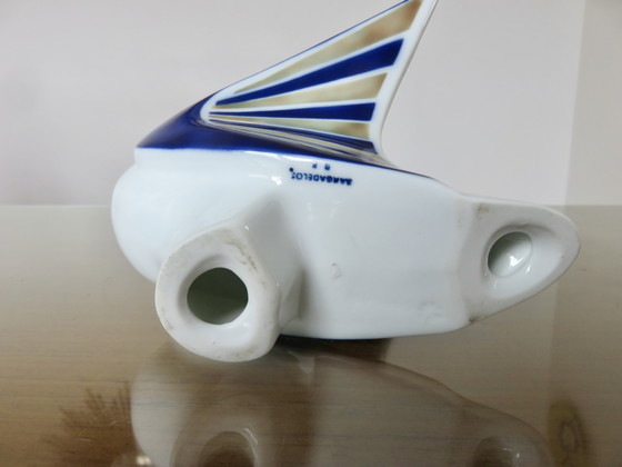 Image 1 of Paloma "sargadelos" in ceramica, colomba, Spagna, anni '70 '80