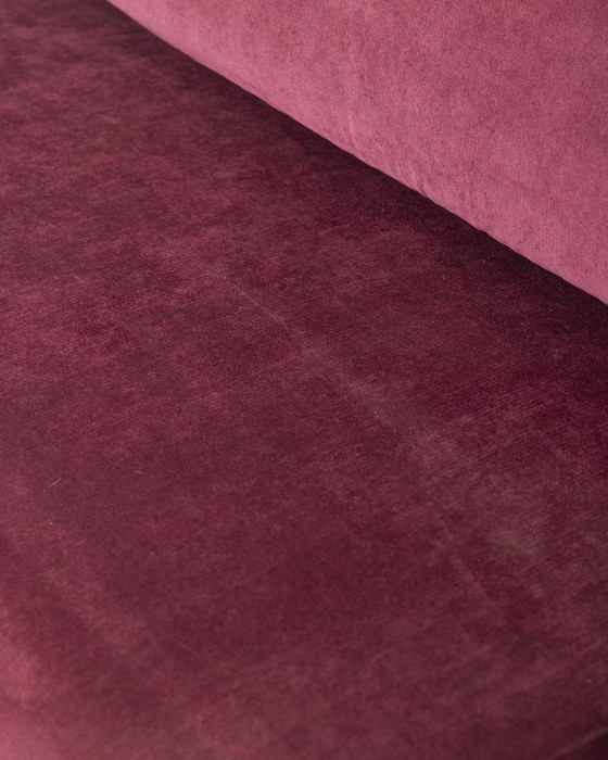 Image 1 of Divano vintage anni '70 in tessuto bordeaux Formanova design