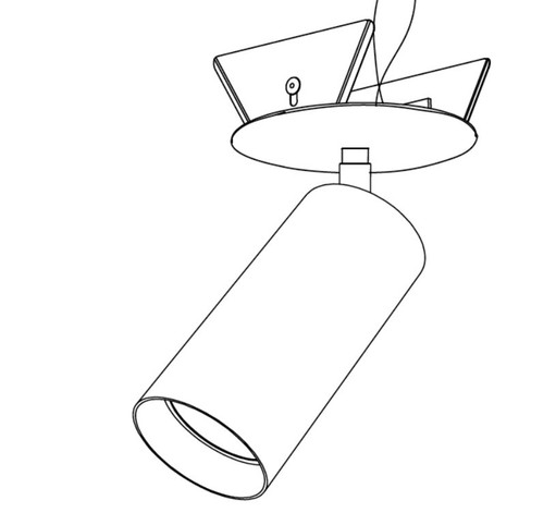 New 2x Surface-mounted spotlight, Victor Nosta – plafondlampen, Metal (photo 2 of 5)