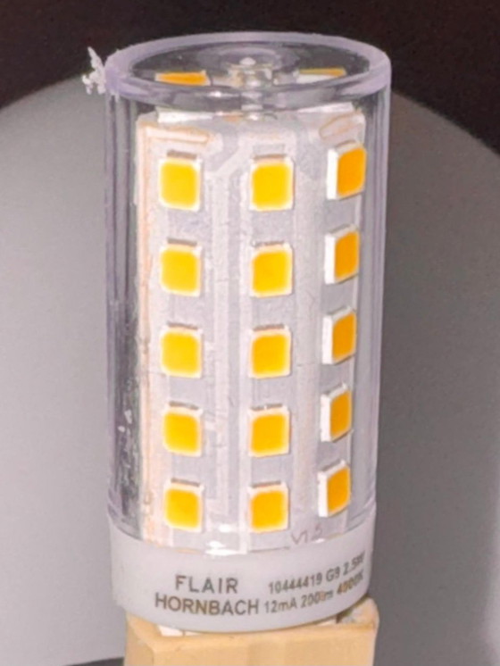 Image 1 of Colmore Sputnik kroonluchter – 15 glazen bollen – zwart metaal – Ø46 cm