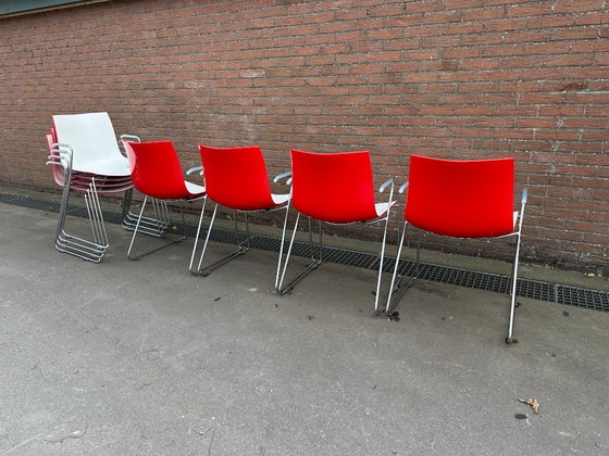 Image 1 of (8 pz) Sedie Arper Catifa 46 con braccioli