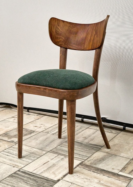 Image 1 of Satz von 4 Thonet-Stühlen, 1950er Jahre, Tschechoslowakei