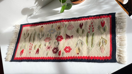 Image 1 of Rollakan Rug, Vintage Tulip Design