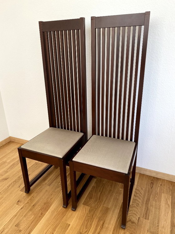 Image 1 of 2 sedie Robie di Frank Lloyd Wright - edizione Cassina