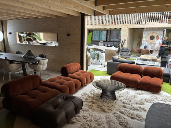 B&B Italia Camaleonda Licata 333 Terracotta Velluto e Pelle – Divani modulari, Textile (photo 4 of 15)