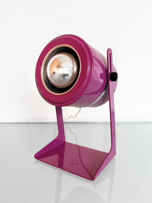 Vintage Space Age Purple Elma Table Lamp