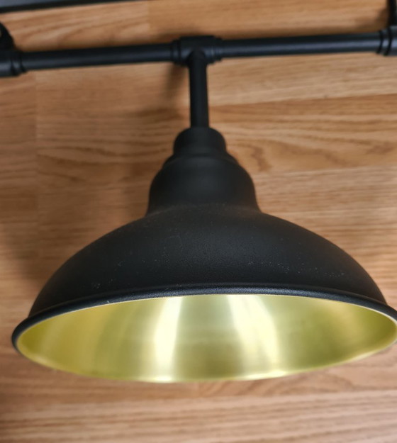 Image 1 of Agunnaryd (Ikea) Industrial Ceiling Lamp - 3 Lamps