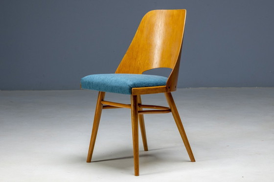 Image 1 of Juego de cuatro sillas de comedor, Radomír Hofman, años 60, Checoslovaquia