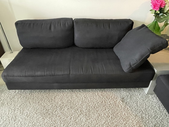 Image 1 of 2 black sofas B&B Italia, model Sity by Antonio Citterio