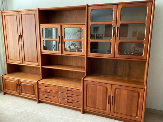 Bel mobile a parete in Teak – Dyrlund, Armadi a muro, Vetro, Legno (photo 3 of 5)