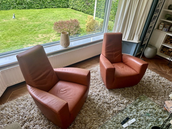 Image 1 of Label, 2 fauteuils Longa, Gerard vd Berg