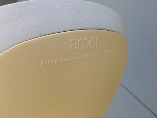 Set of 6 bar stools by Arper, 1990s