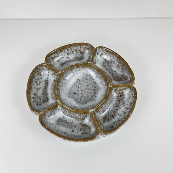 Image 1 of Plato para aperitivos de gres vidriado, 1970