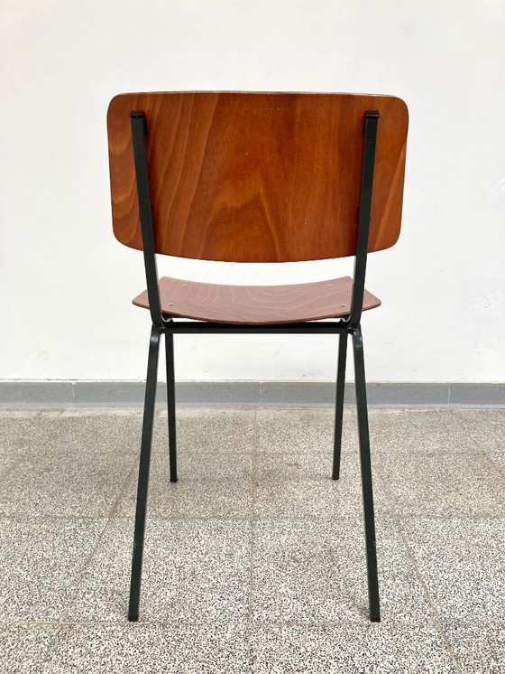 Image 1 of Set van 4 vintage F6 Eromes Marko Holland eetkamerstoelen