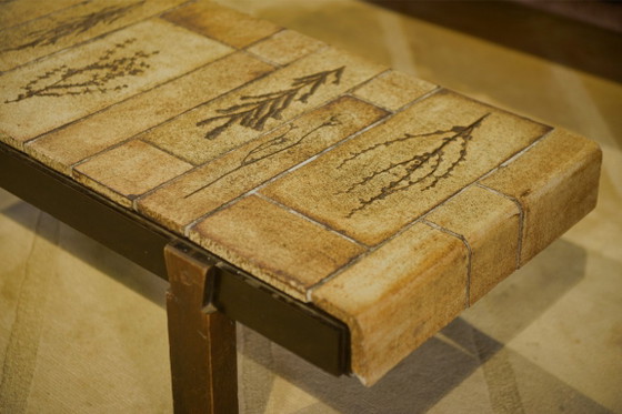 Image 1 of Ceramic coffee table by Roger Capron, Herbier model, 1960s