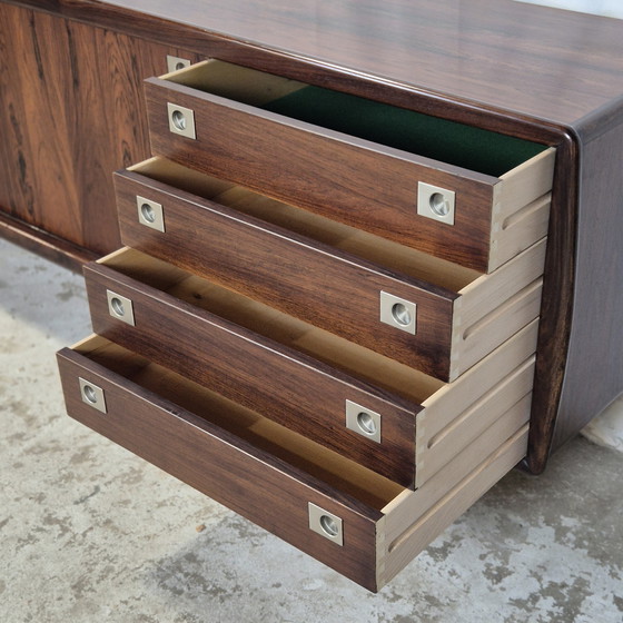 Image 1 of H.P. Hansen vintage Rosewood Deens sideboard, tv meubel 60's