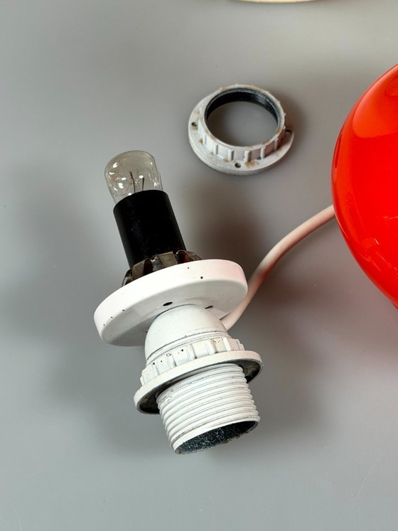 Image 1 of 1960s/70s Table Lamp, Glass, Mid-Century Space Age Design