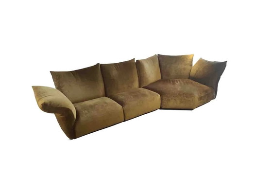 Image 1 of Edra “Standard” modulaire hoekbank stof cat T Nest showmodel