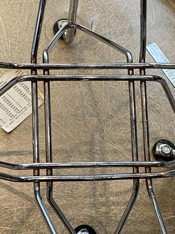 Image 1 of Chaise fibre de verre skai vinyl dsr eiffel orange greige eames herman miller vintage 50 60 70