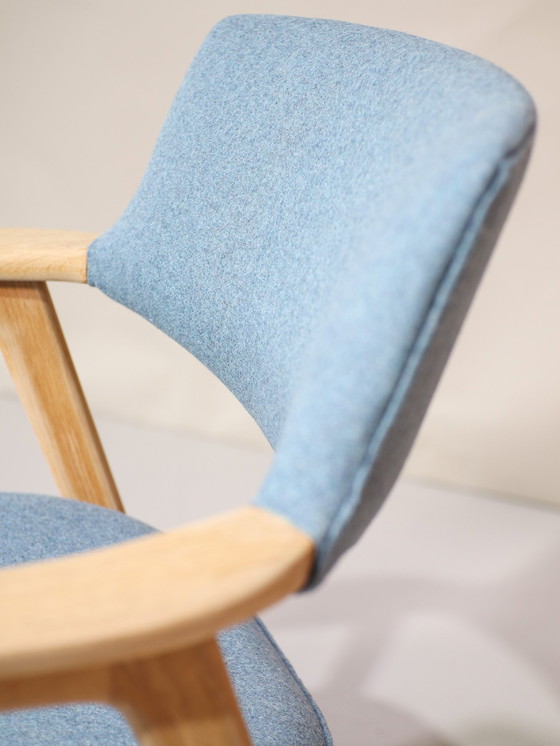 Image 1 of 6x Erik Kirkegaard 43 Dining Chairs Oak Danish