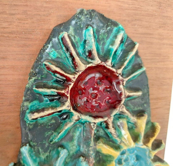 Pannello murale in ceramica vintage, Hugria (anni '60/'70 BAP) – Decorazioni murali (photo 9 of 18)