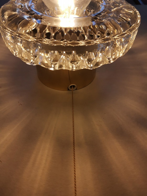 2 Massive Vintage Mid Century 70s 60s Ice Glass Icecube Cube Wall lights – Metal (photo 3 of 13)